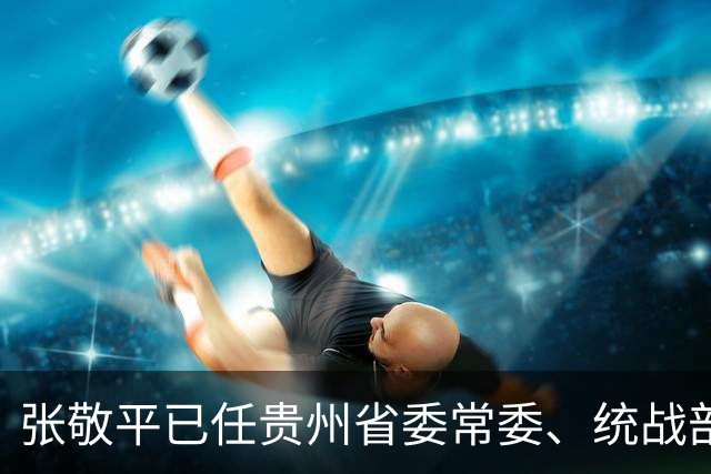 张敬平已任贵州省委常委、统战部部长